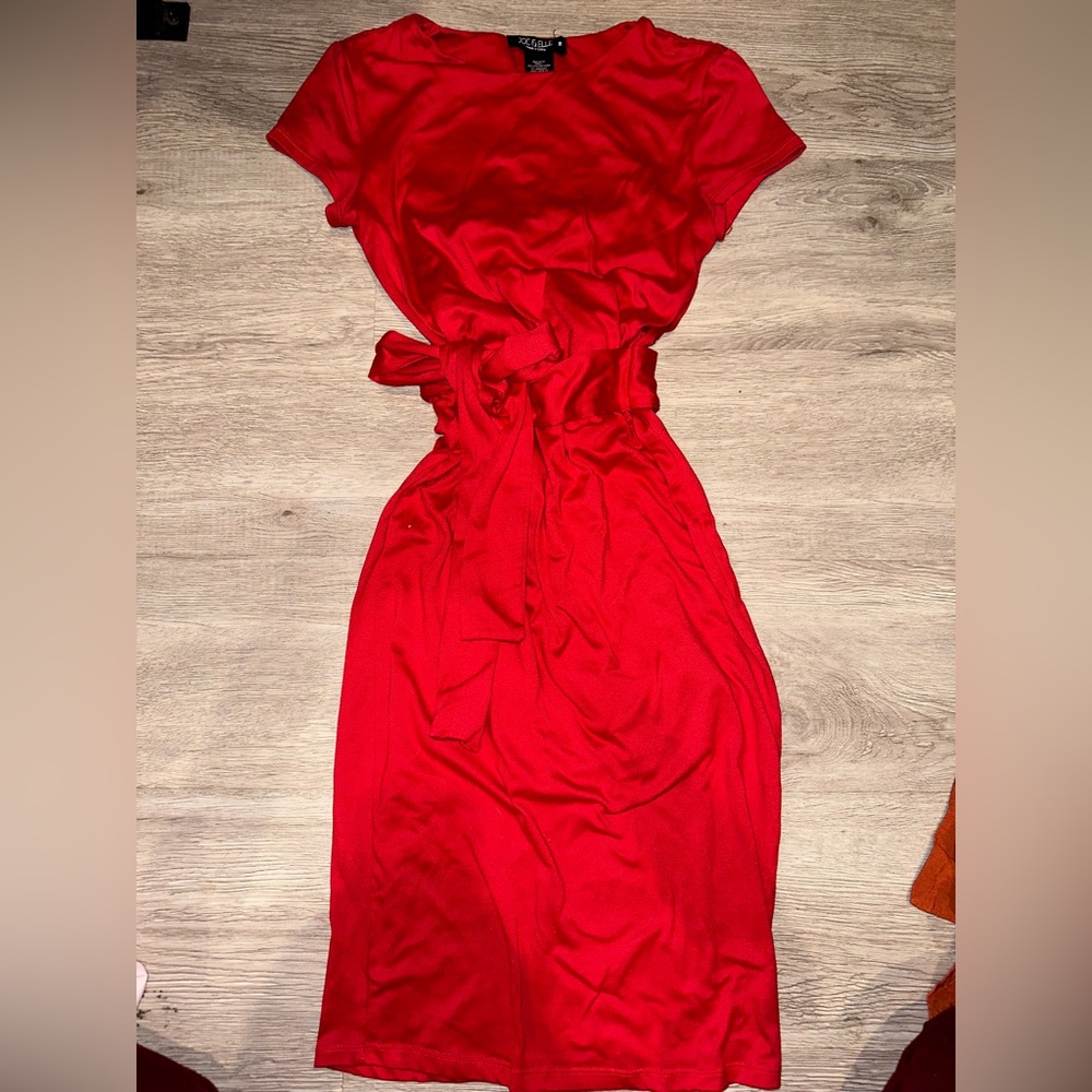 Slim Long Red Dress